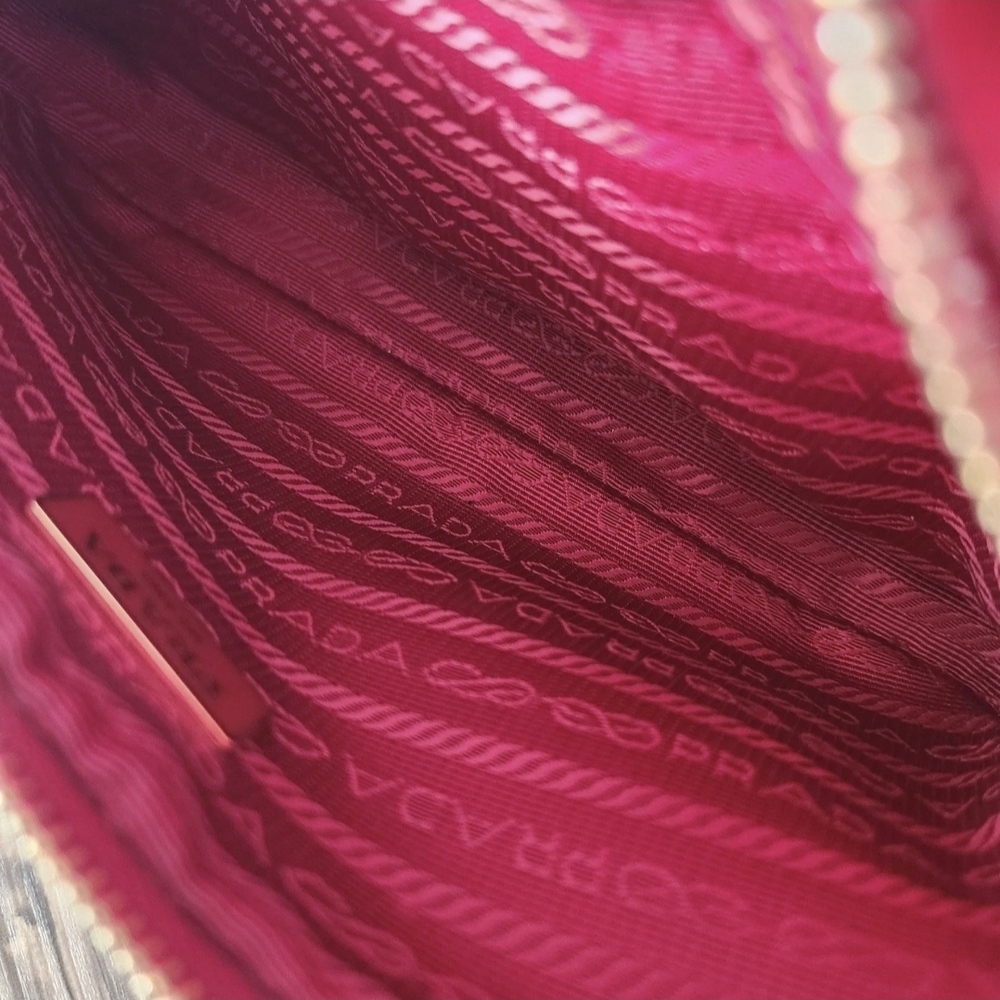 Prada Red Leather Camera Bag - Picture 9 of 10
